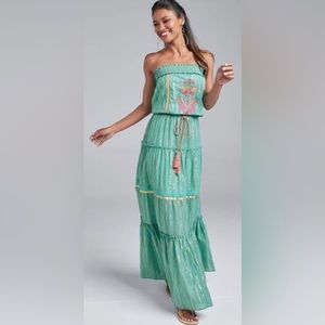 Strapless summer dress